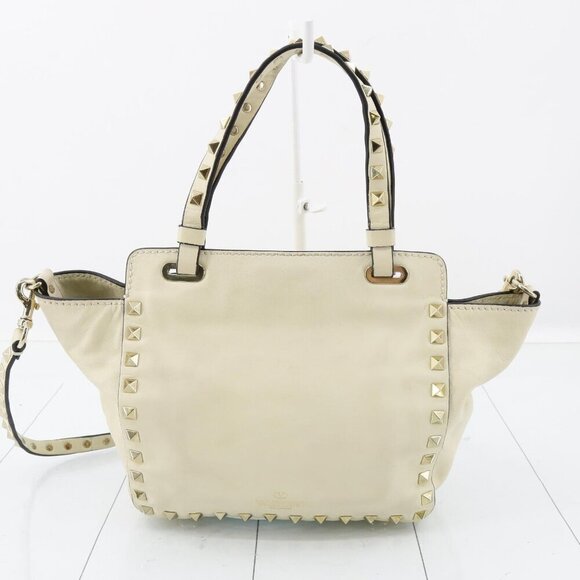 Valentino Rockstud Two Way Tote Bag - Picture 3 of 15